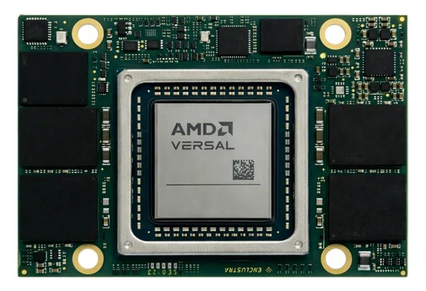 Andromeda Versal XVE70 — Top view (AMD Versal side)