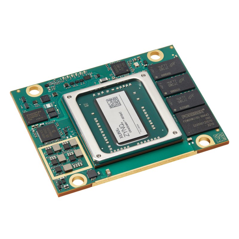 Andromeda XRU30 — Exterior (angled, Zynq UltraScale+ RFSoC side)