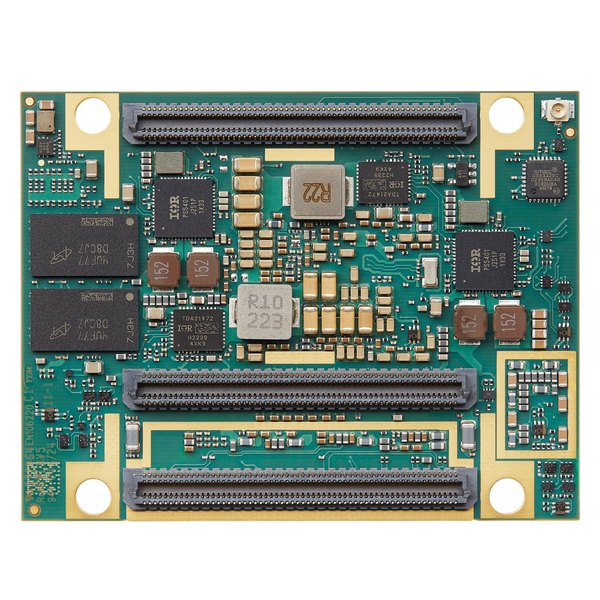 Andromeda XRU30 — Bottom view (three board-to-board connectors)