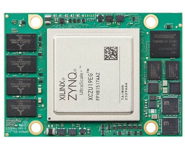 Andromeda XZU80 — Top view (Zynq UltraScale+ MPSoC side)