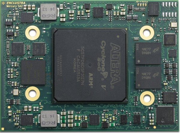 Mercury+ SA2 — Top view (Cyclone V SoC side)